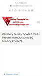 Mobile Screenshot of feedingconcepts.com